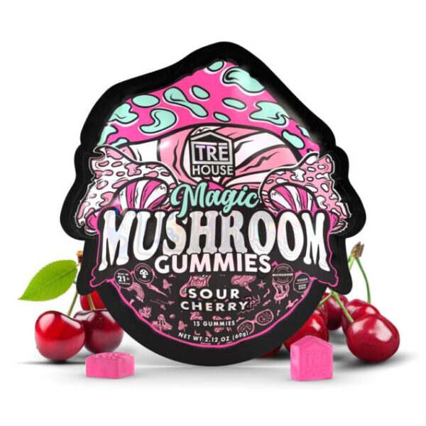 Sour Cherry Magic Mushroom Gummies